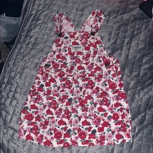 OSHKOSH TODDLER FLORAL OVERALLS